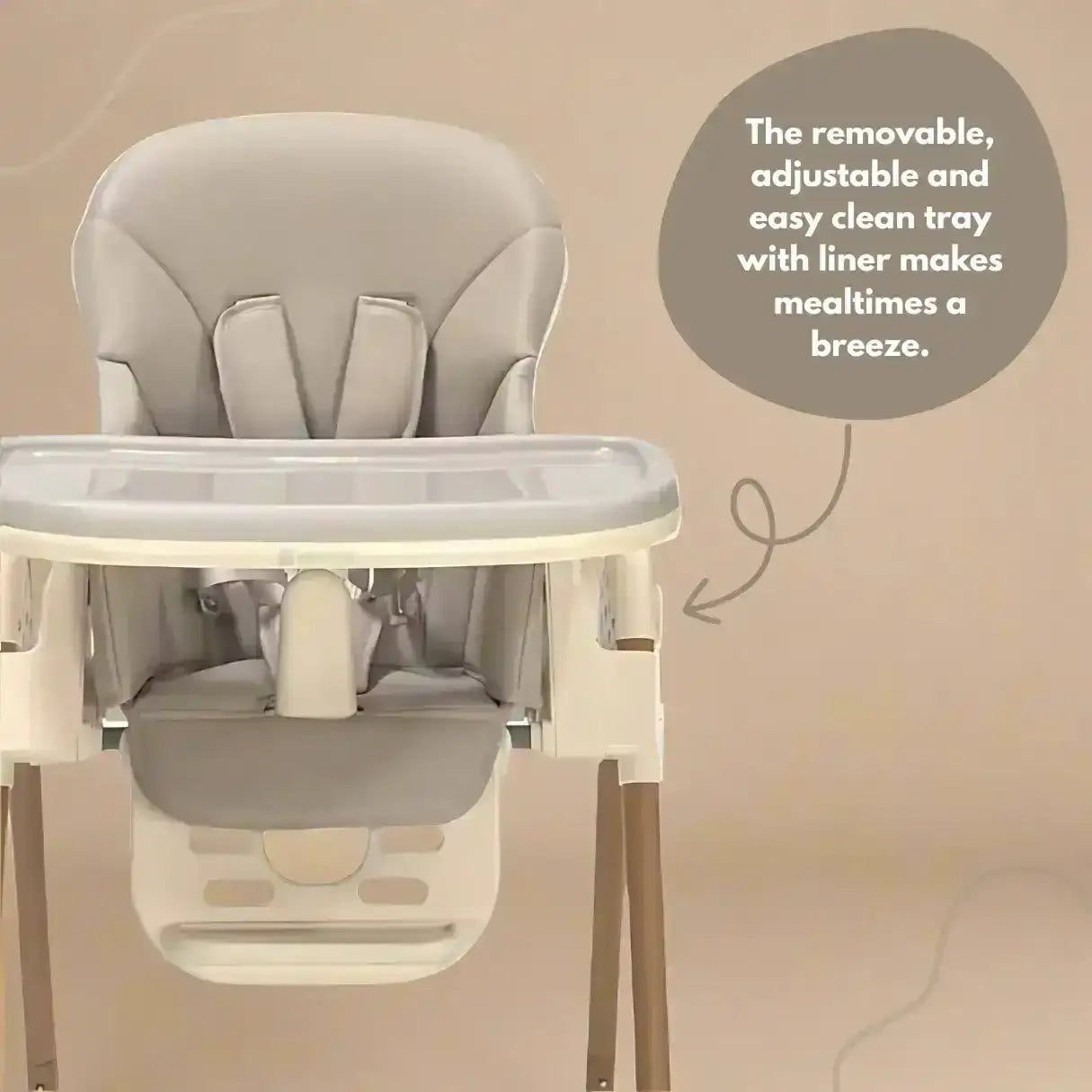 Flare Baby High Chair - Beige