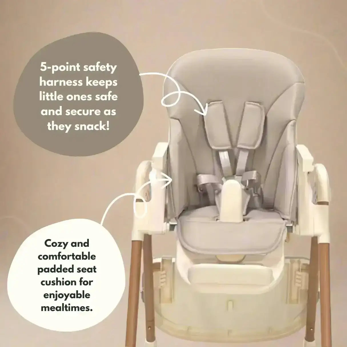Flare Baby High Chair - Beige