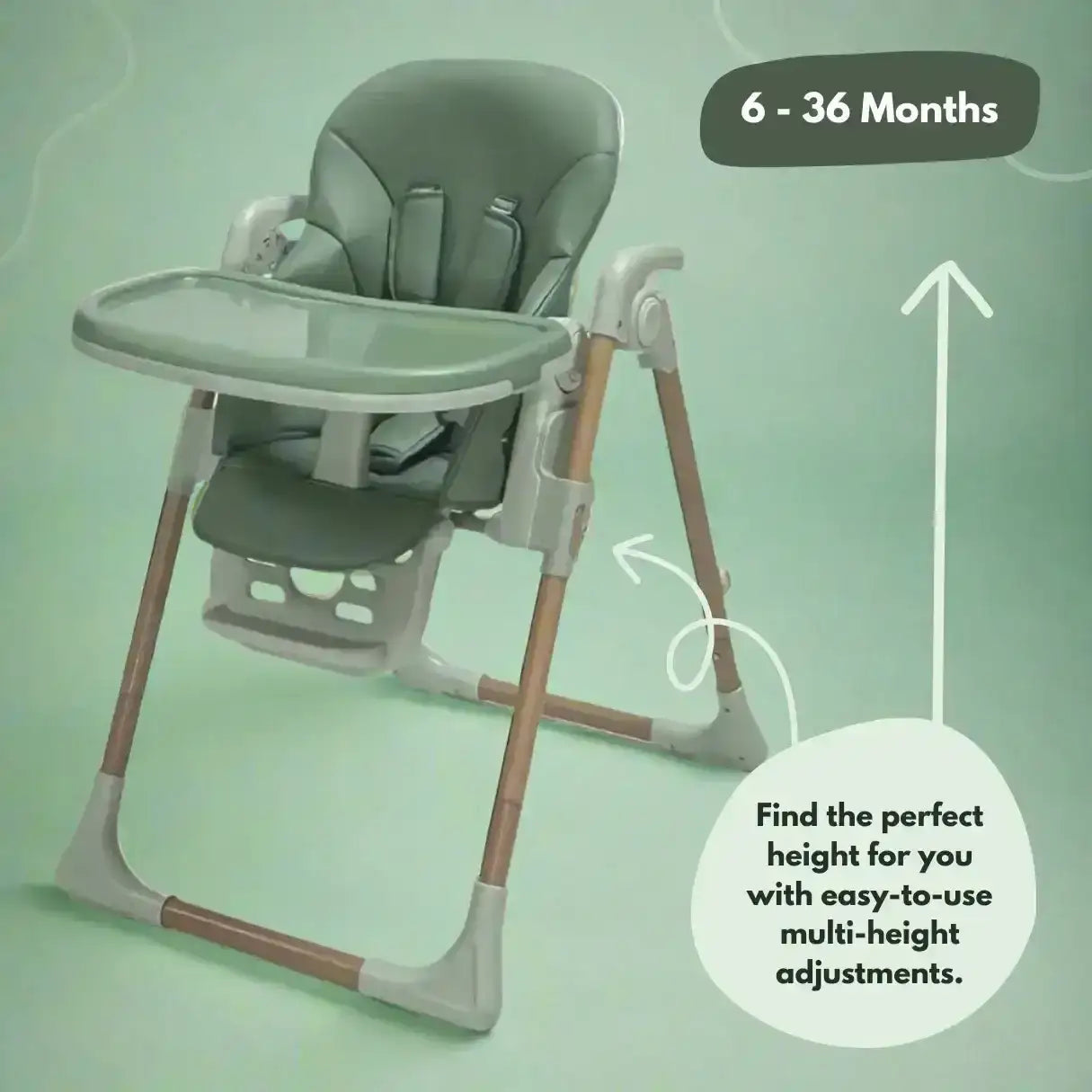 Flare Baby & Toddler Highchair - Green