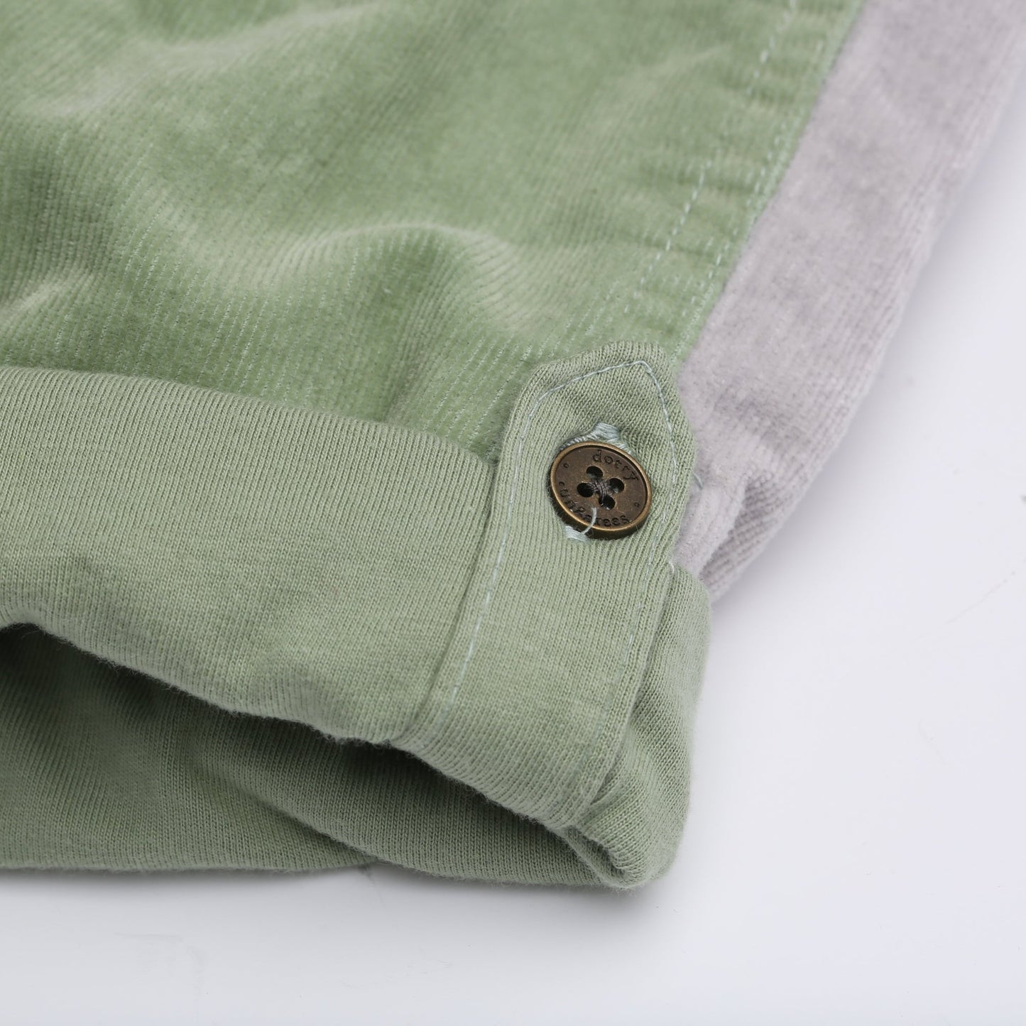 Dotty Dungarees Waterlilies Patchwork Corduroy Dungarees