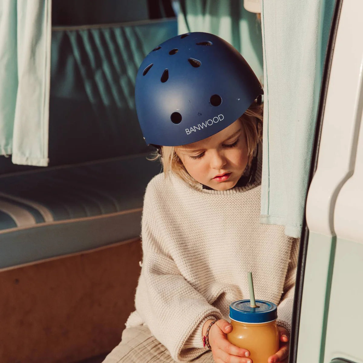 Banwood Kids Helmet- Matte Navy