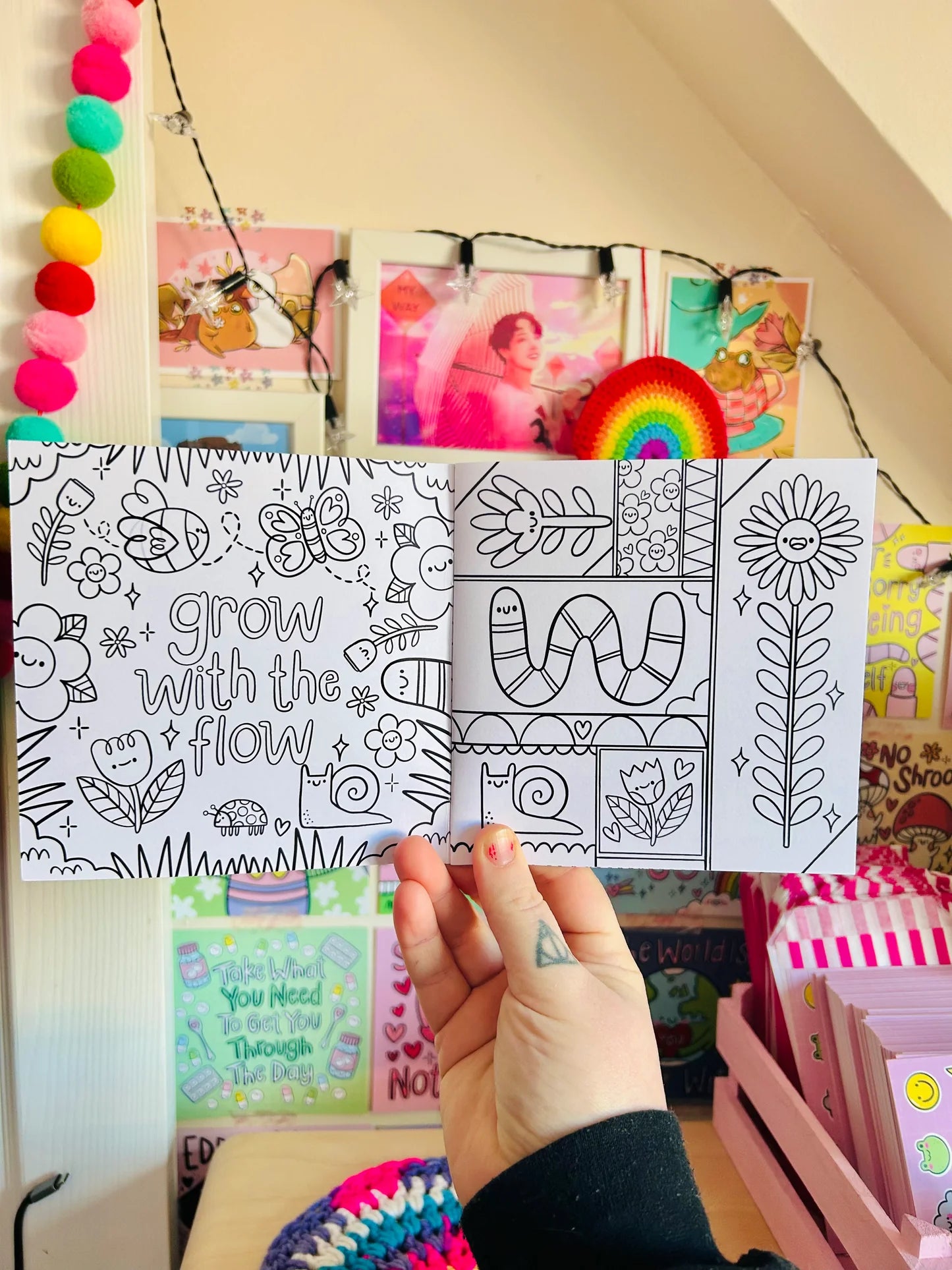 Floral Friends Colouring Book