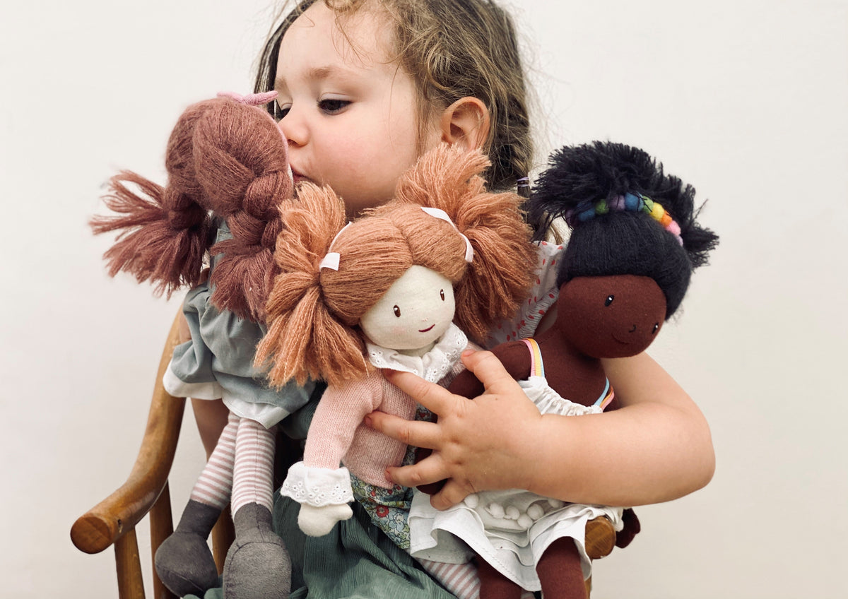 ThreadBear Marty Floral Rag Doll
