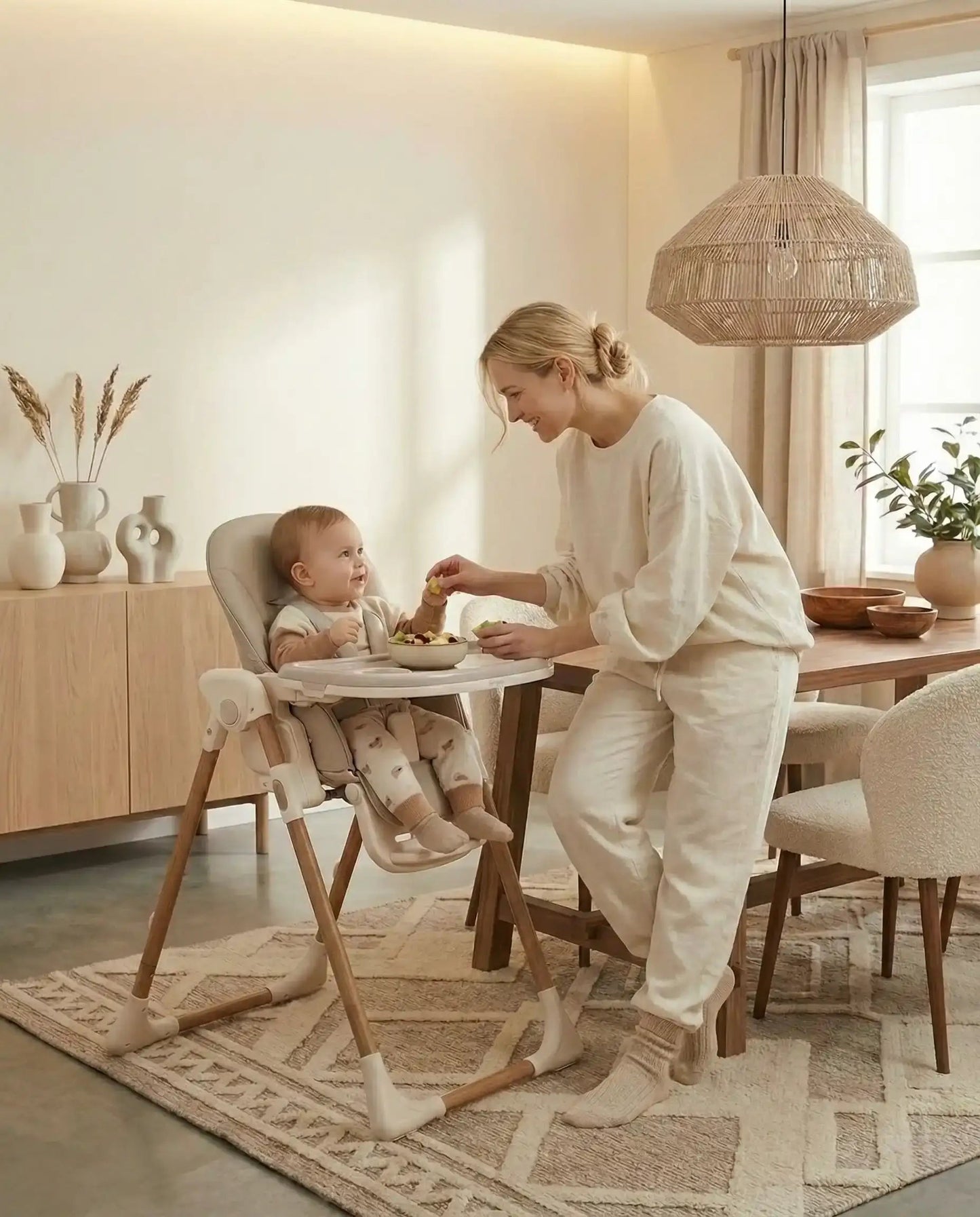Flare Baby High Chair - Beige