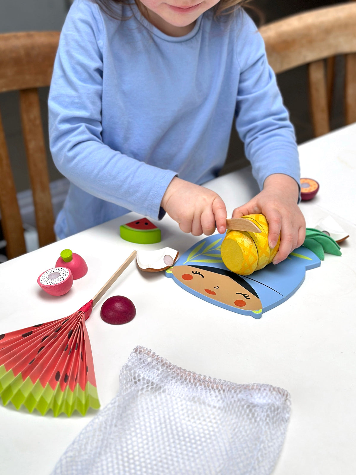 Tender Leaf Tropical Fruit Chopping Board Wooden Toy