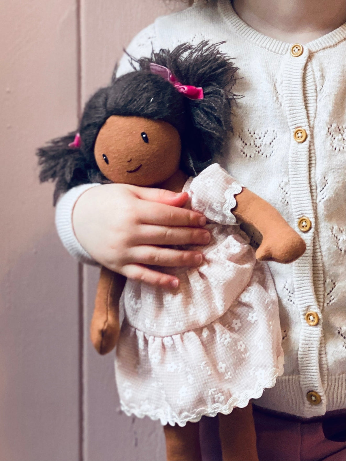 ThreadBear Mia Pink Rag Doll
