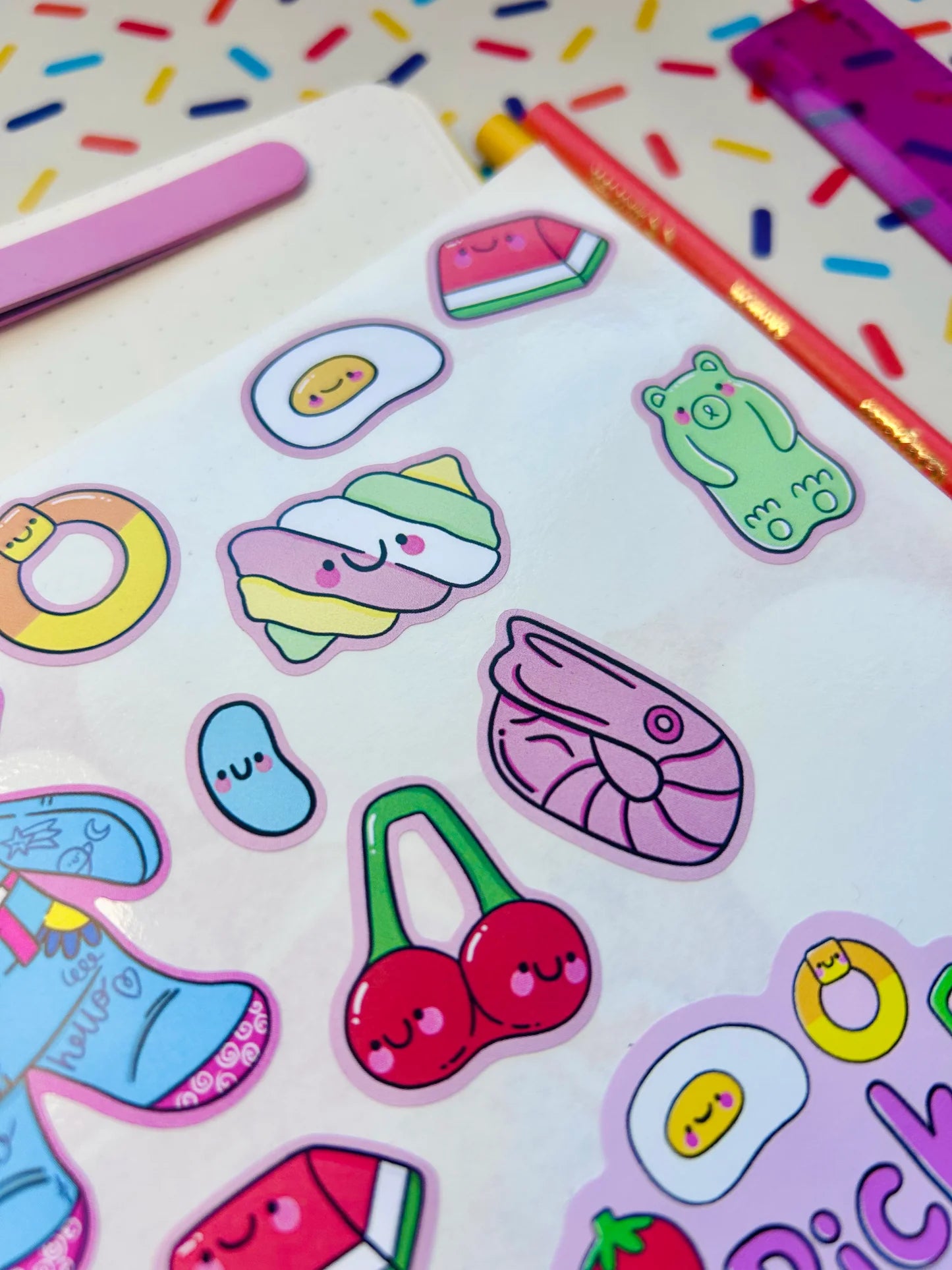 Pick 'n' Mix Vinyl Sticker Sheet
