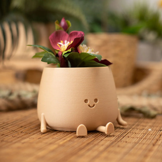 Ingadi Happy Pot Planter – eco 3D printed plant pot
