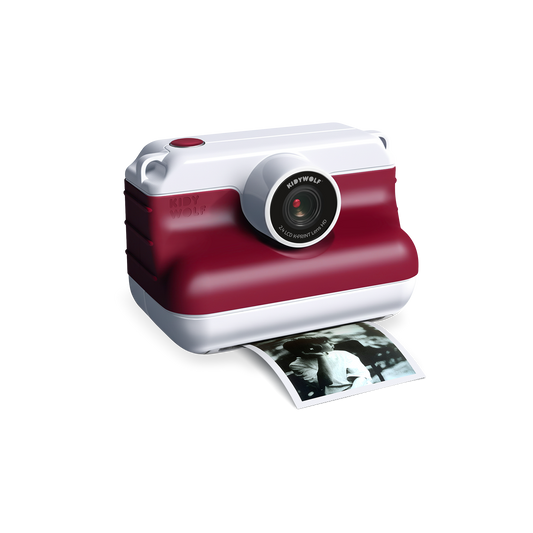 KPRINT Instant Thermal Printing Camera- Red