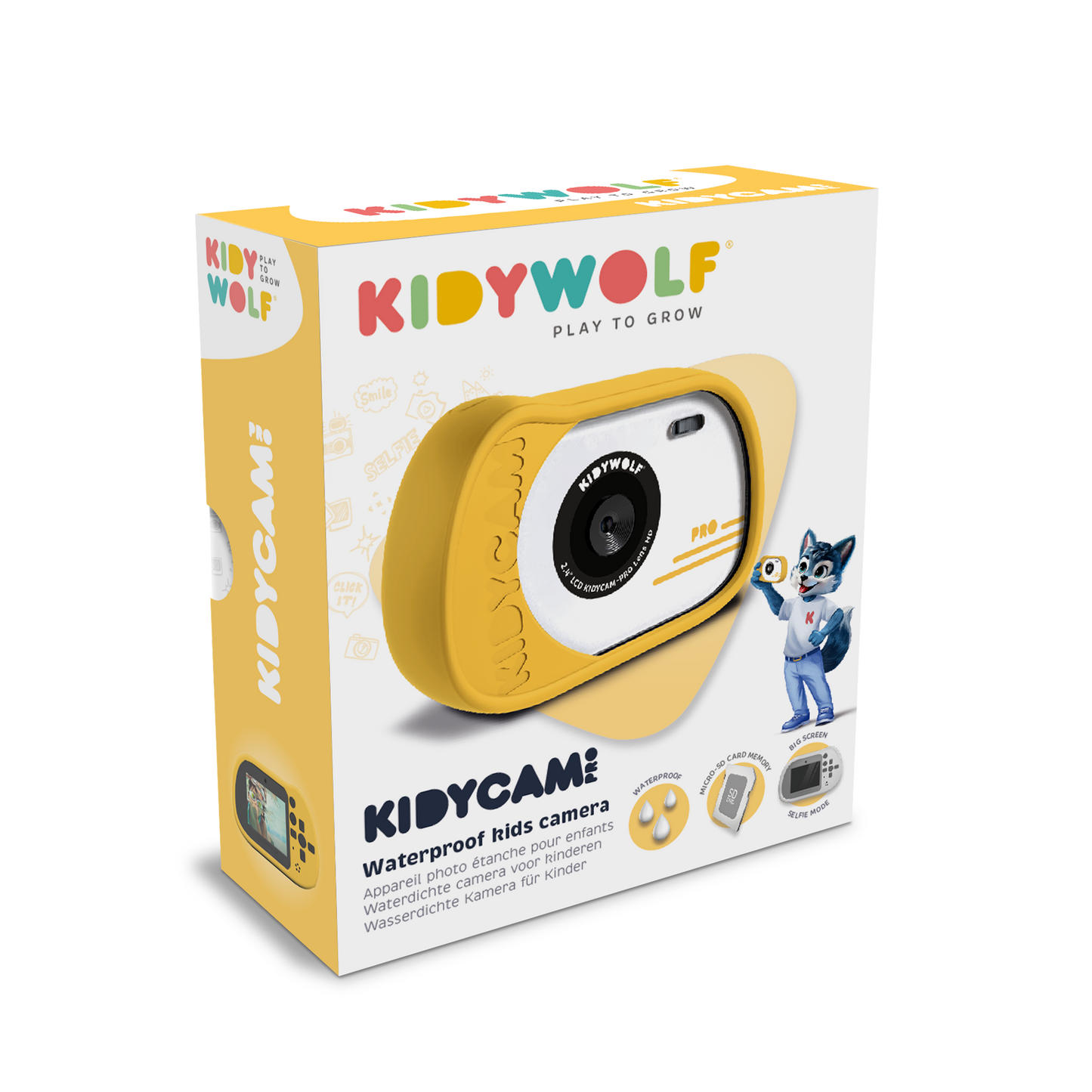 KIDYCAM PRO Waterproof and Shockproof Digital Camera- Orange