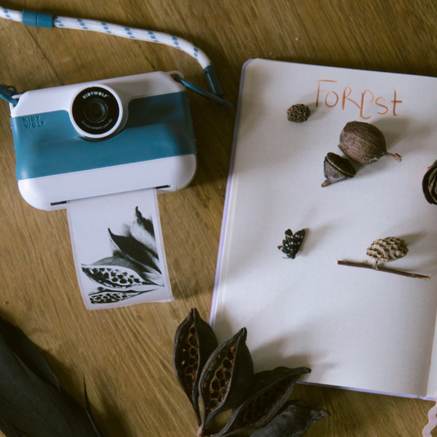 KPRINT Instant Thermal Printing Camera- Red