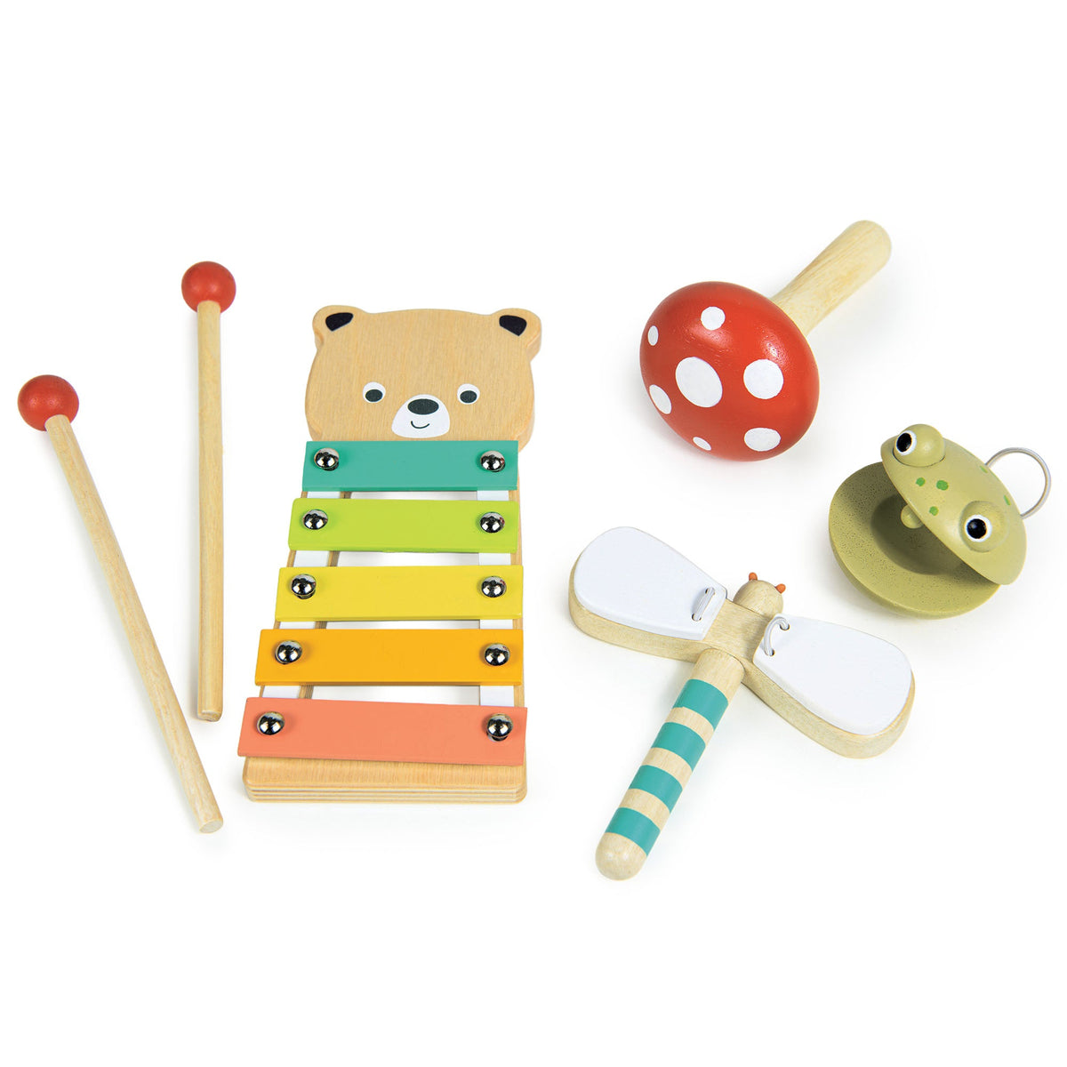 Mentari Woodland Music Set | Wooden Musical Instruments
