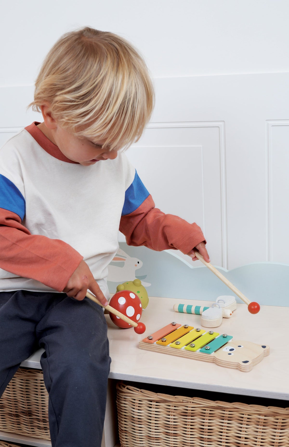 Mentari Woodland Music Set | Wooden Musical Instruments