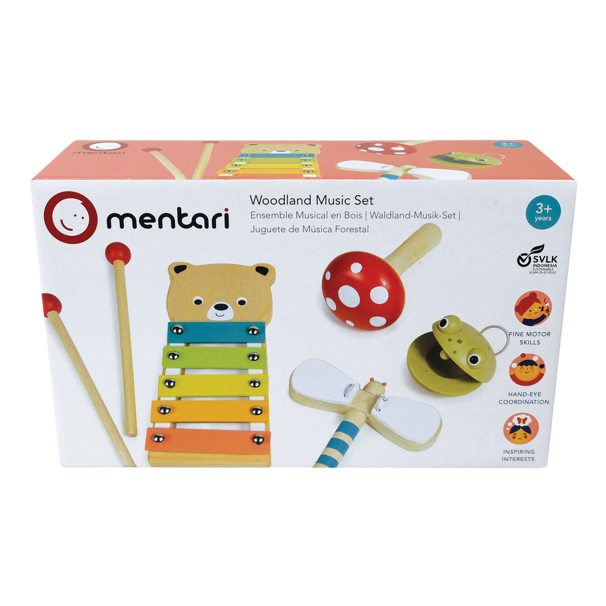 Mentari Woodland Music Set | Wooden Musical Instruments