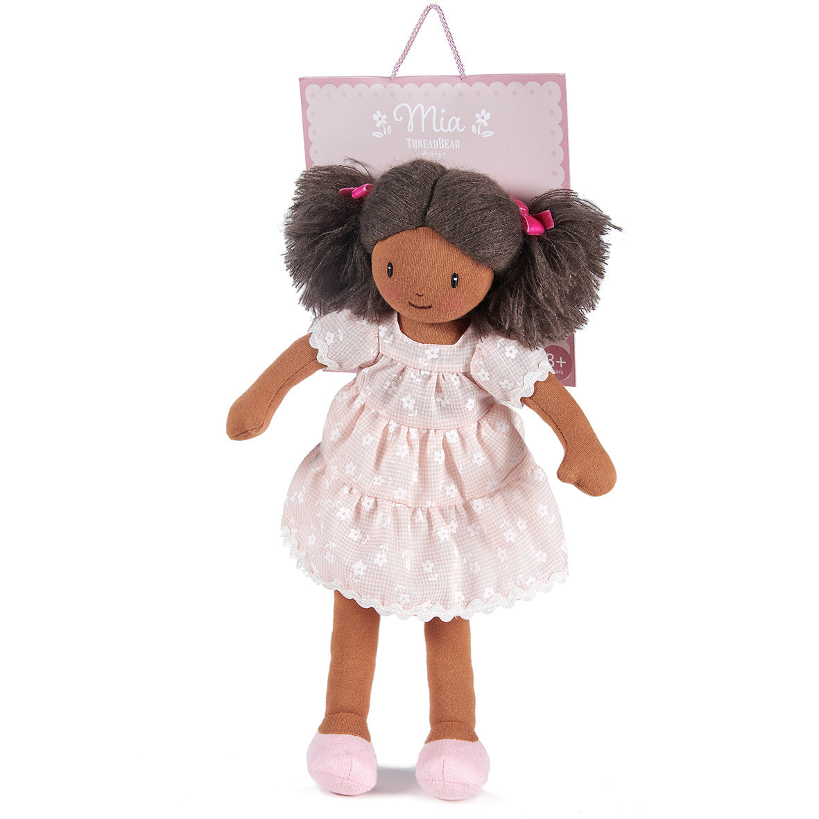 ThreadBear Mia Pink Rag Doll