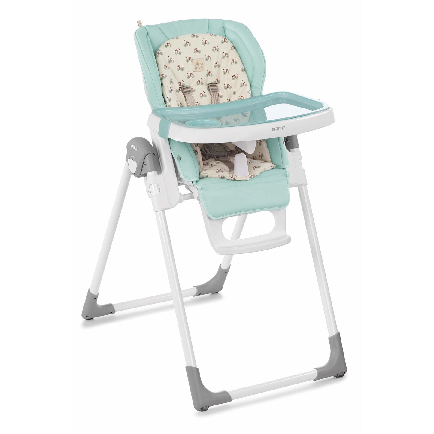 Jane Mila Leatherette Highchair, 0-3 Years- Forest Green
