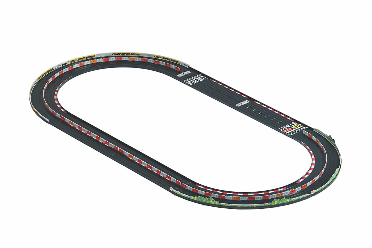 ROADWORKS Oval Speedway Playset