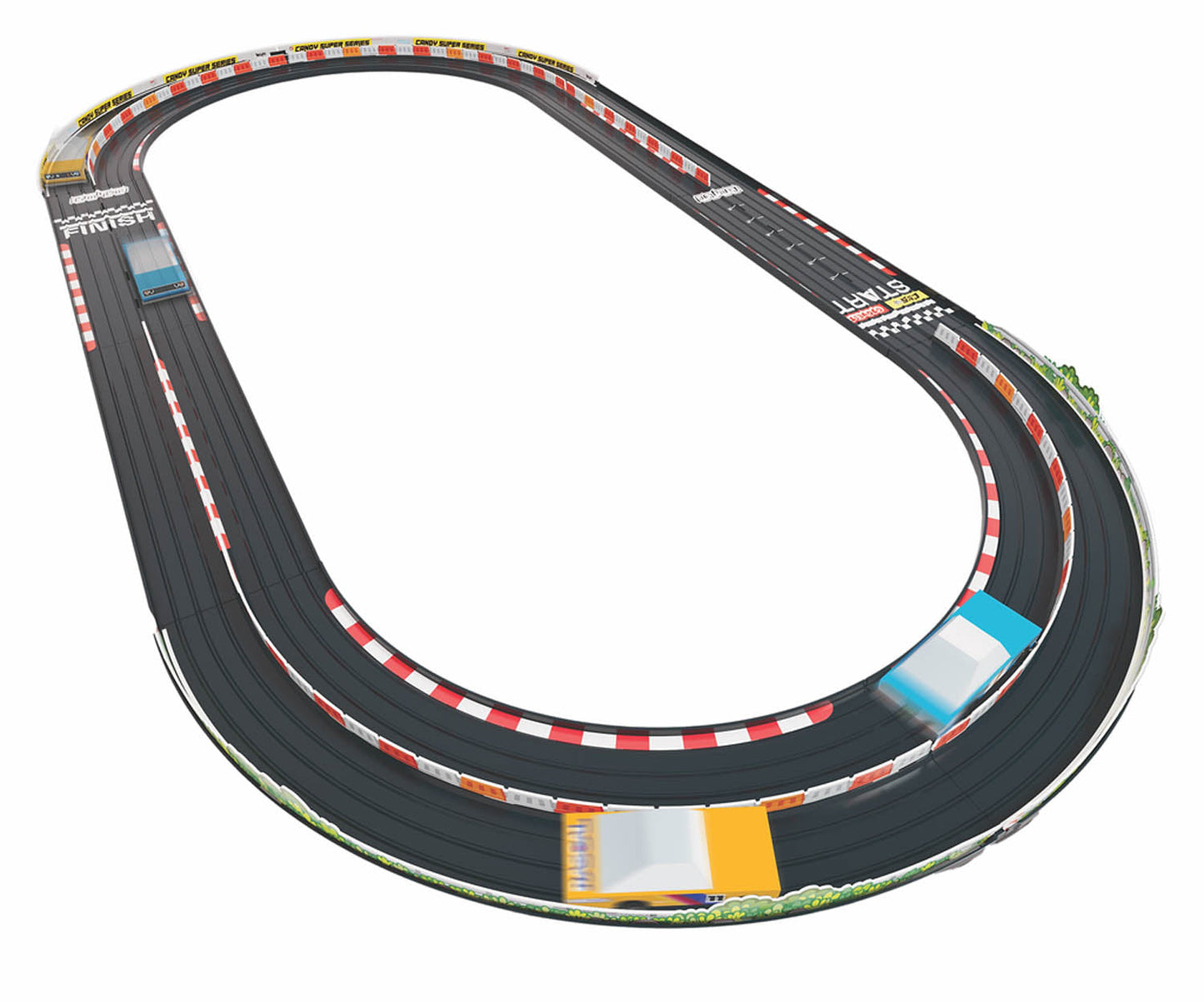 ROADWORKS Oval Speedway Playset