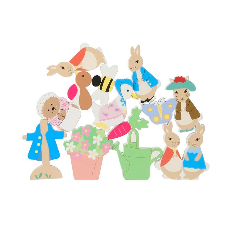 Peter Rabbit wooden characters