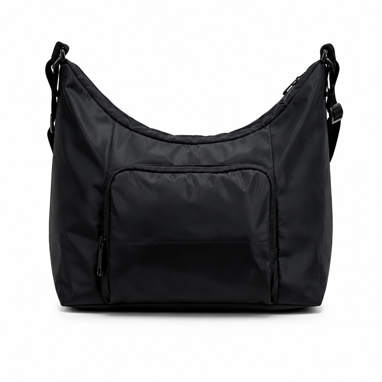 Black baby chnaging bag with straps
