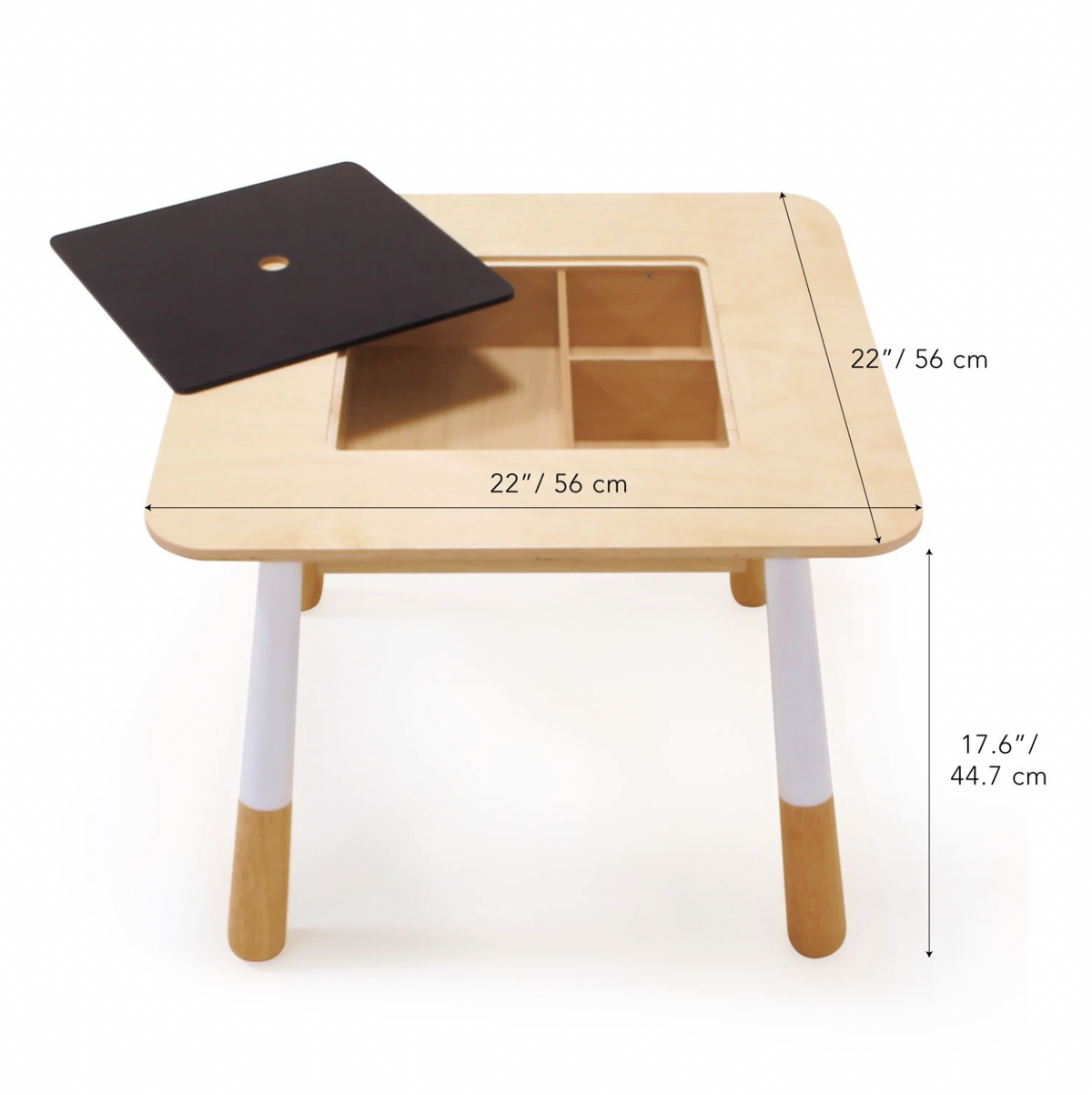 Tender Leaf Forest Table with Chalkboard & Storage