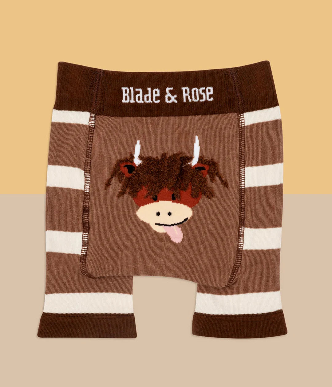 Blade & Rose Neutral Highland Cow Shorts