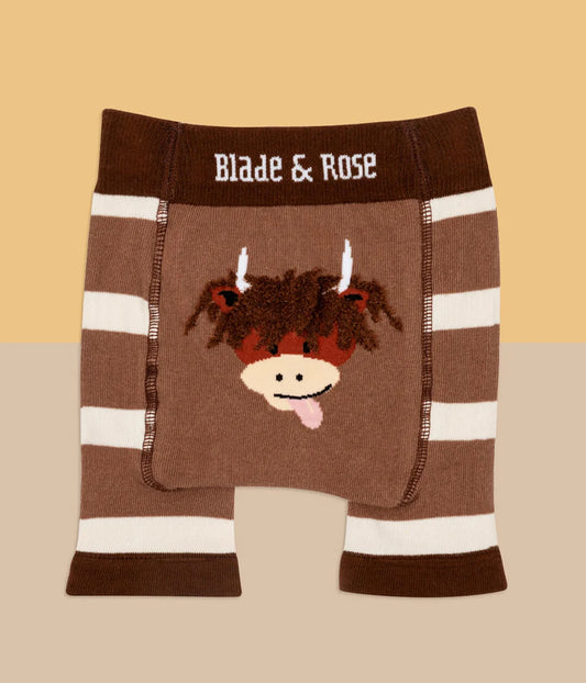 Blade & Rose Neutral Highland Cow Shorts