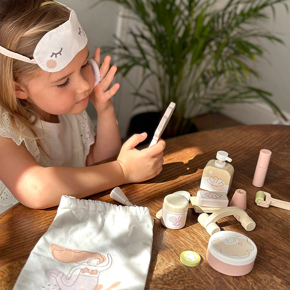 Tender Leaf Toys Spa Retreat Set | Wooden Pretend Play Spa Toy