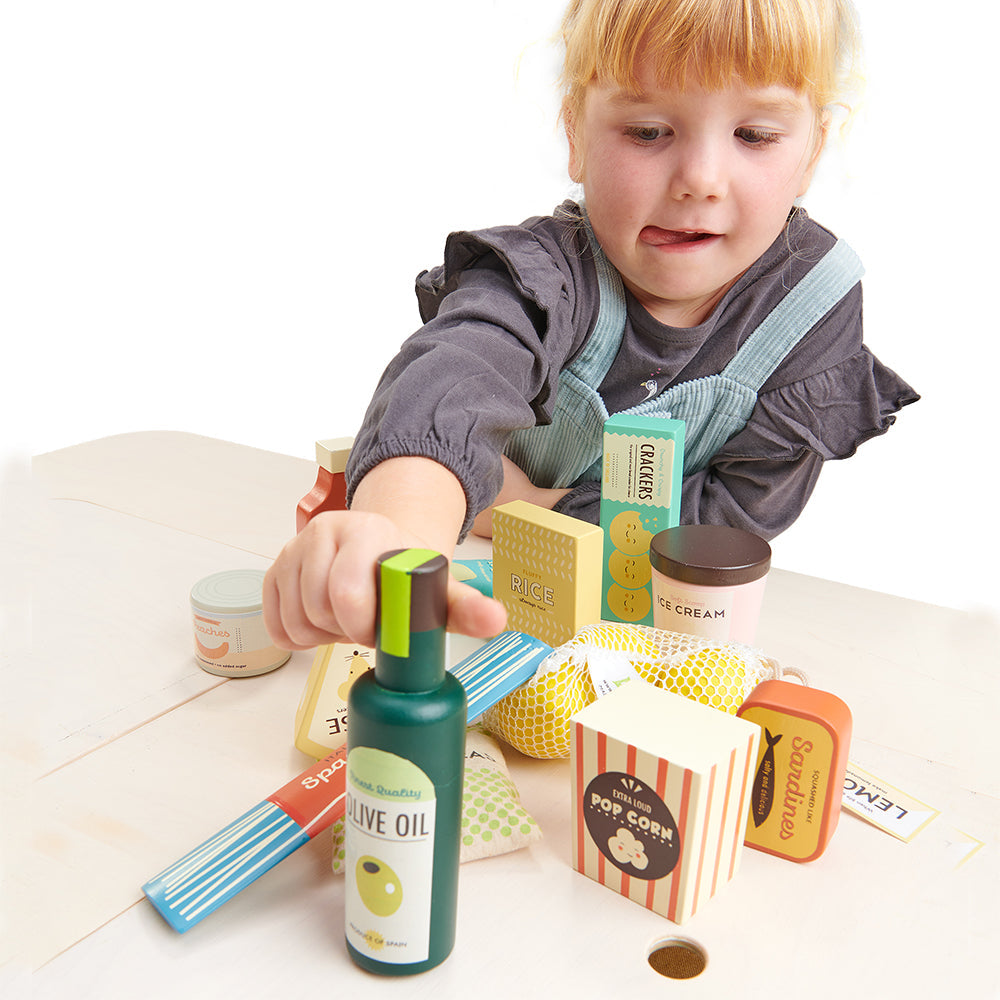 Tender Leaf Toys Supermarket Grocery Pretend Play Food Set