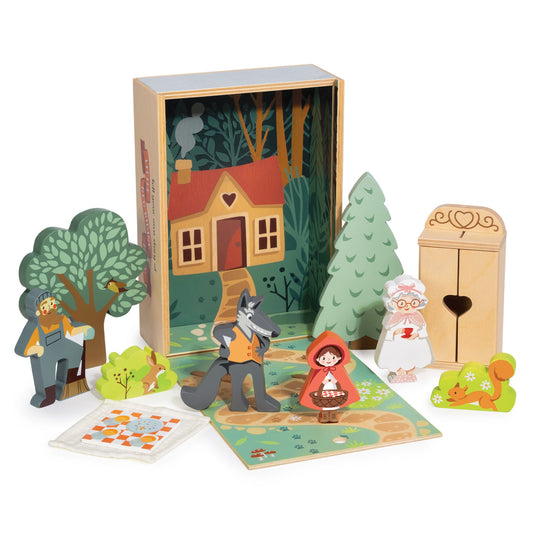 Little Red Riding Hood Wooden Storybook Playset | Tell Your Own Story
