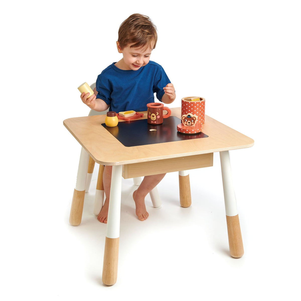 Tender Leaf Forest Table with Chalkboard & Storage