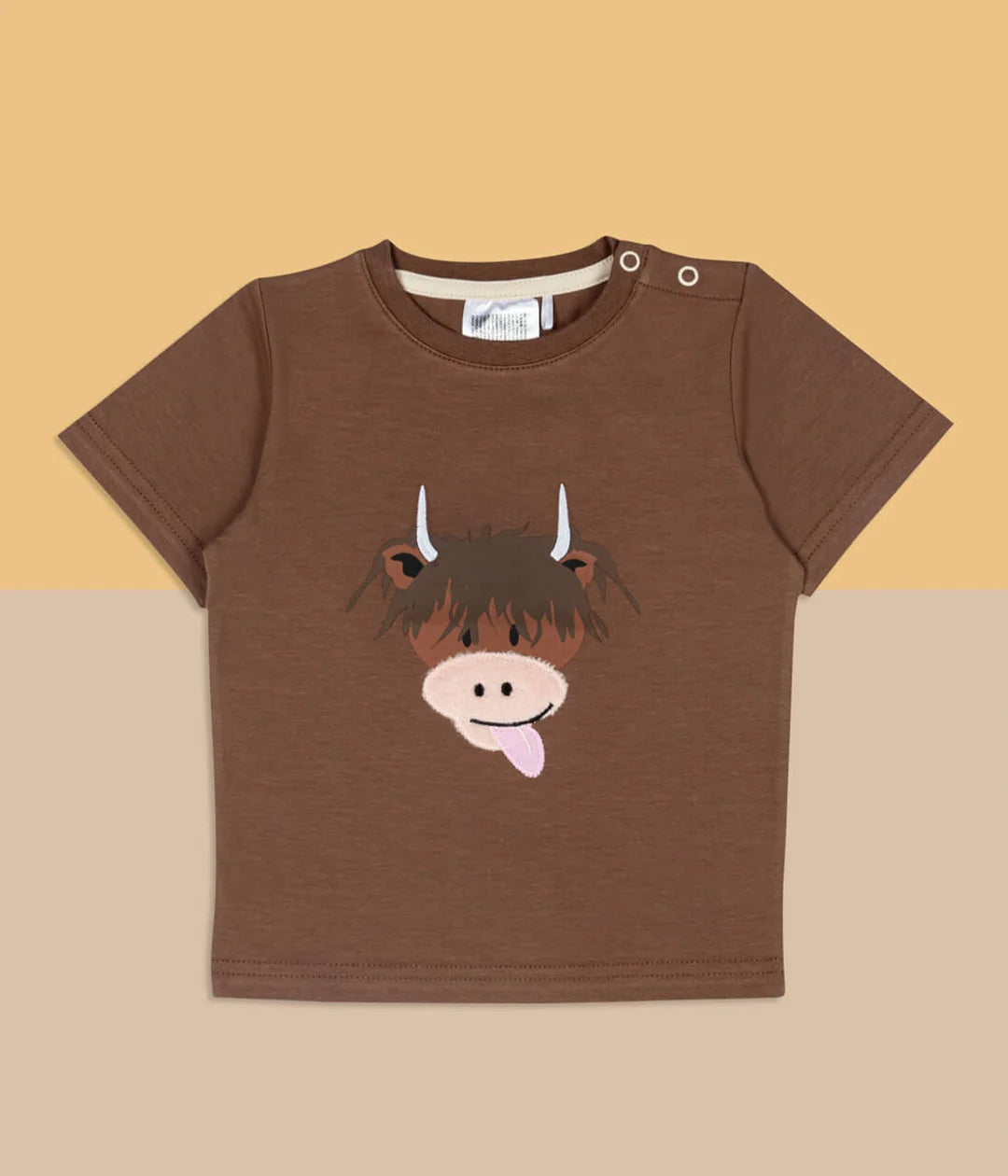 Blade & Rose Neutral Highland Cow Tee