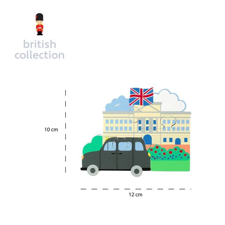 London Taxi Puzzle Size Dimensions