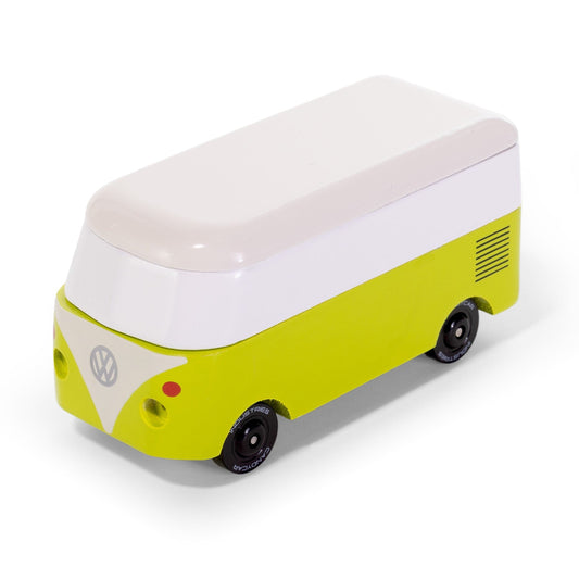 Green Wooden VW T1 Candyvan Toy Car for Kids