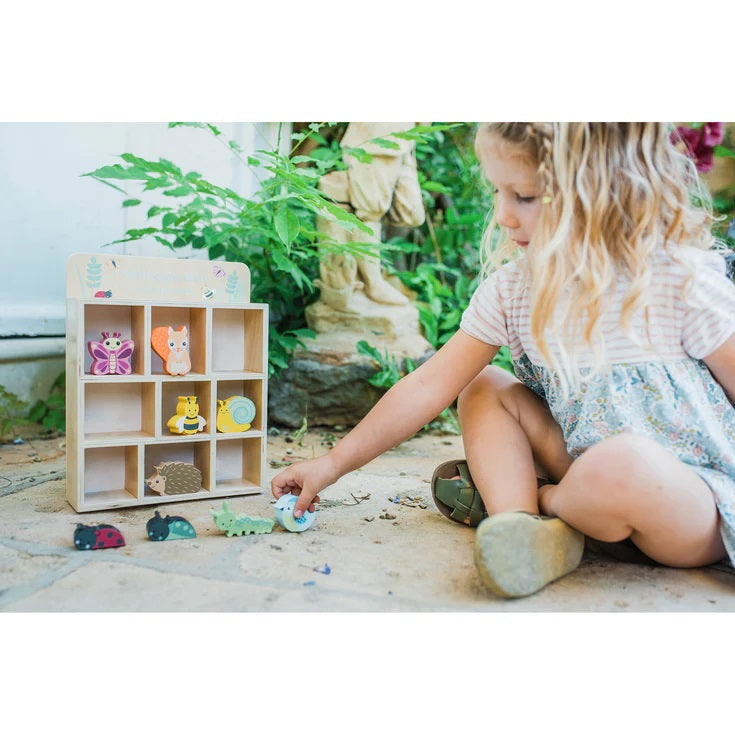 Orange Tree Toys Spring Garden Wooden Creatures & Shelf image 2