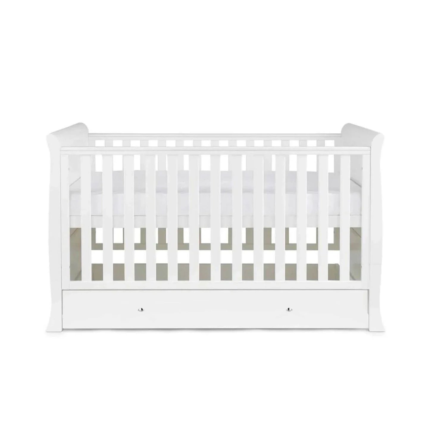 Ickle Bubba Snowdon Classic Furniture Set Premium Sprung Mattress 2 pcs - White