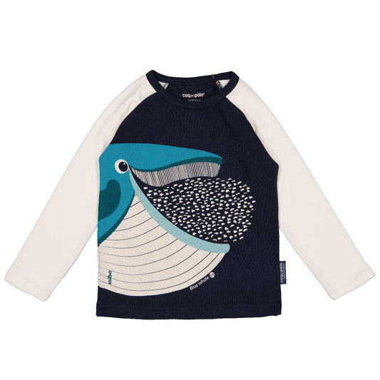 Coq en Pate Organic Whale Raglan Tshirt image 0