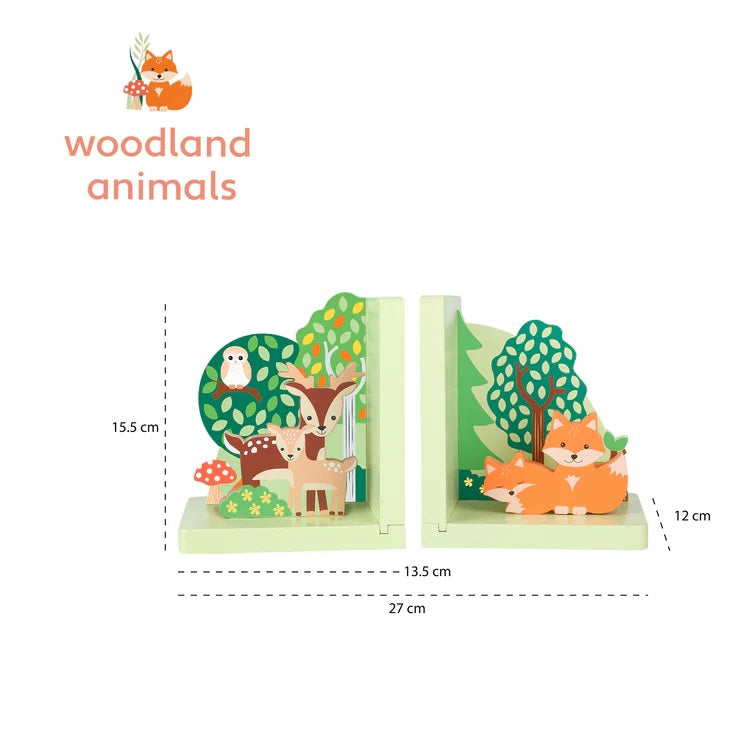 Woodland Wooden Bookends image 2