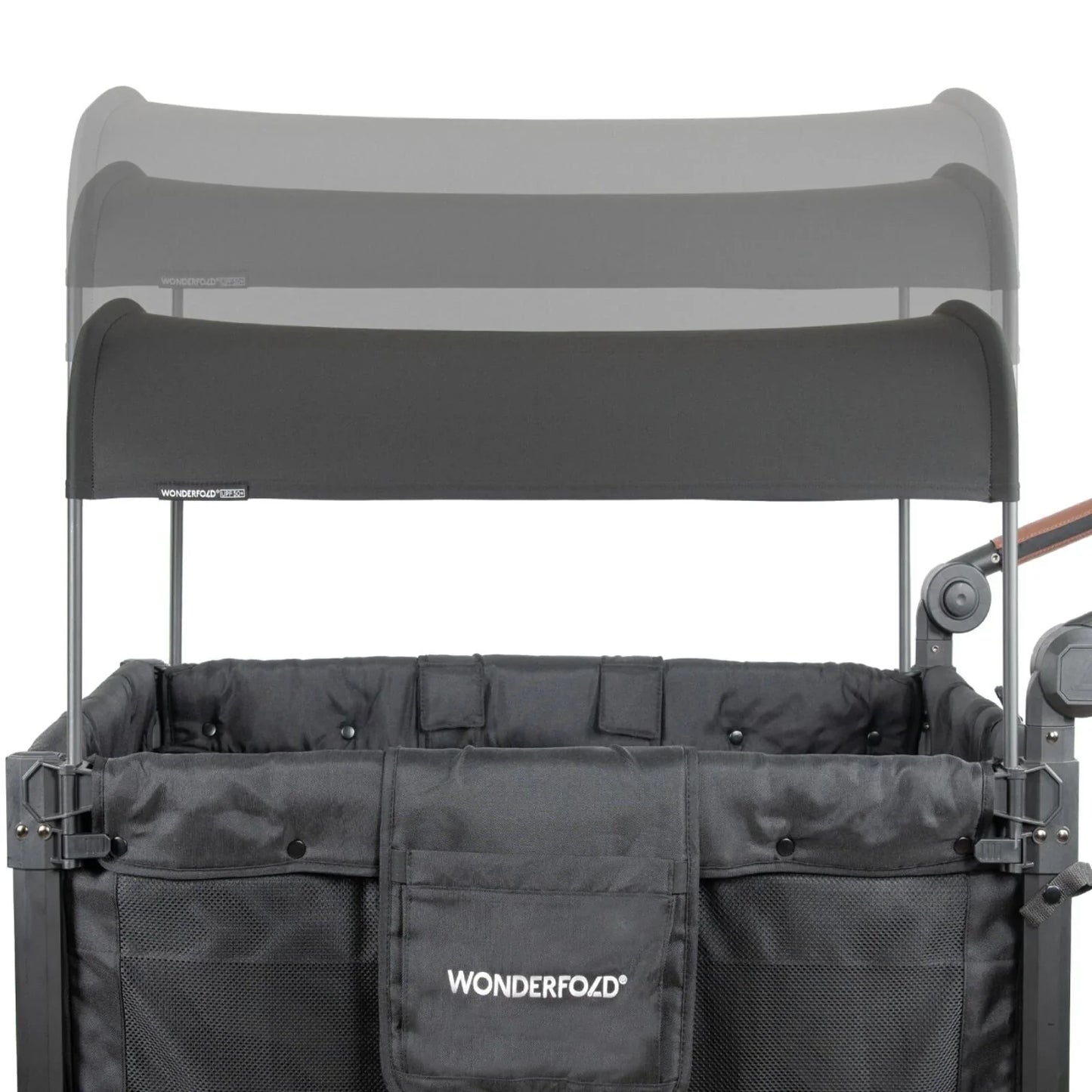 Wonderfold W4 Luxe Pro Stroller Wagon - Charcoal Grey