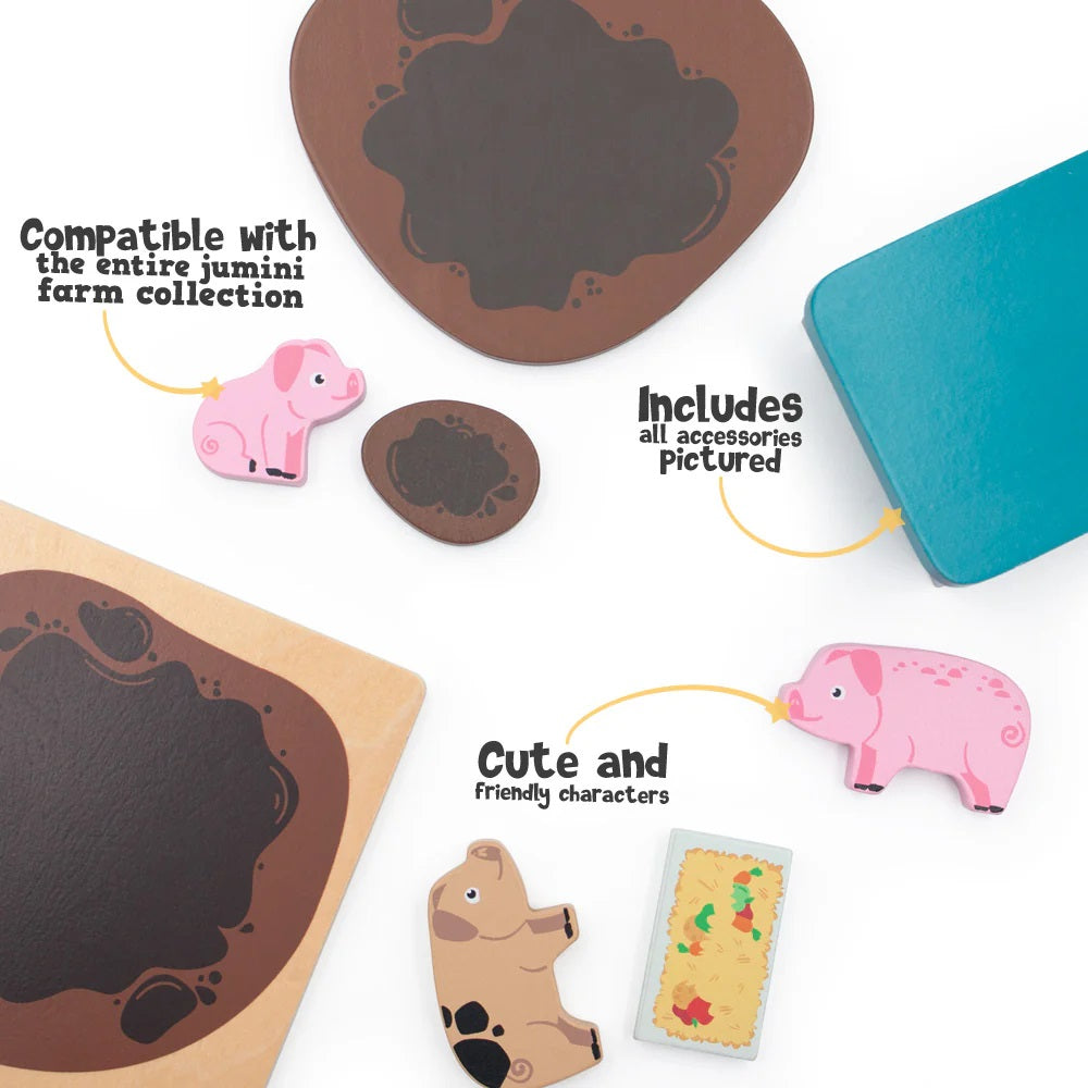 Jumini Wooden Pig Sty Set image 5