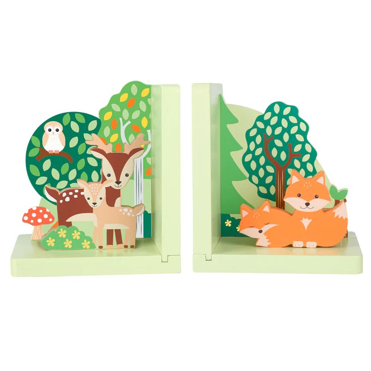 Woodland Wooden Bookends image 0