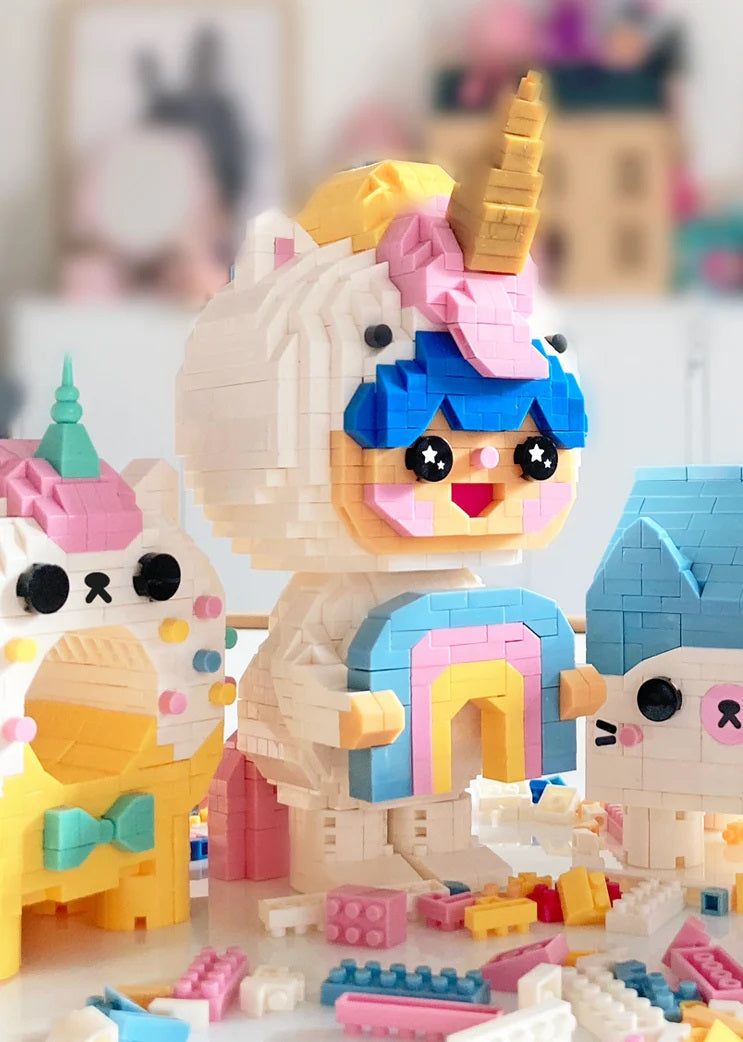 Momiji Rainbow Unicorn Mini Bricks image 3
