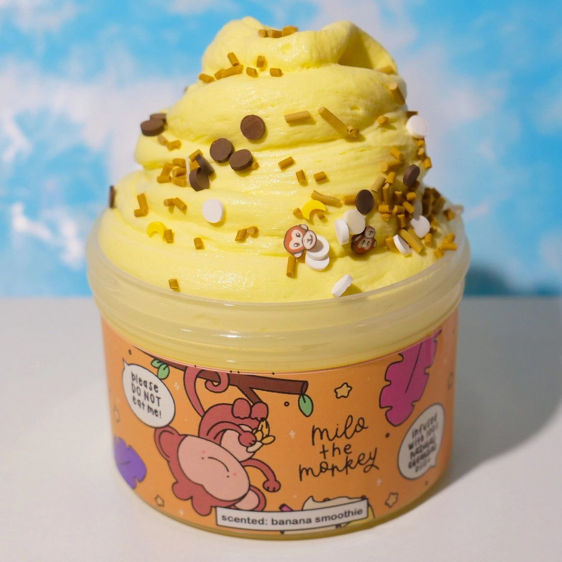 Milo the Monkey Scented Slime image 1