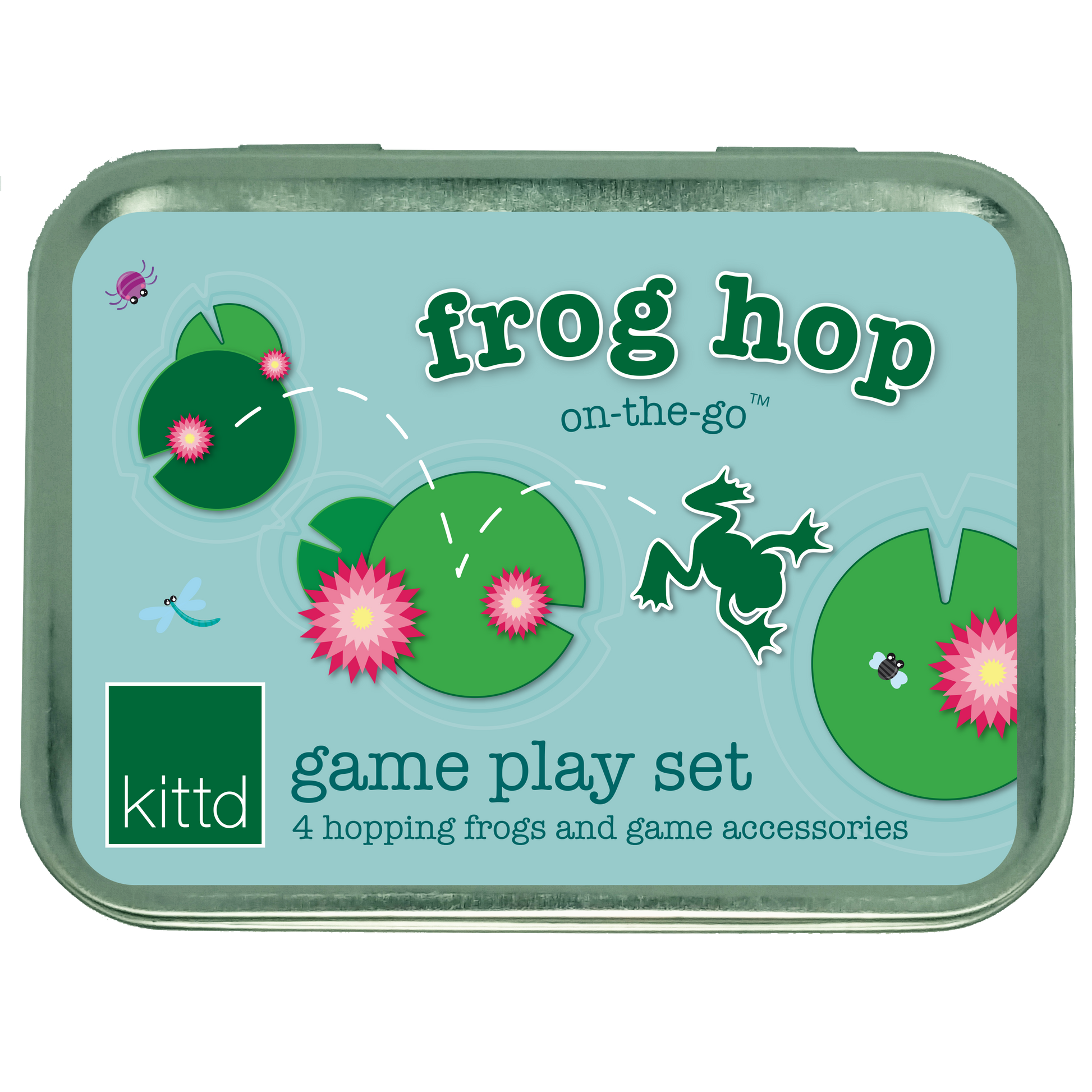 Kittd On-the-Go Travel Toys- Frog Hop image 1