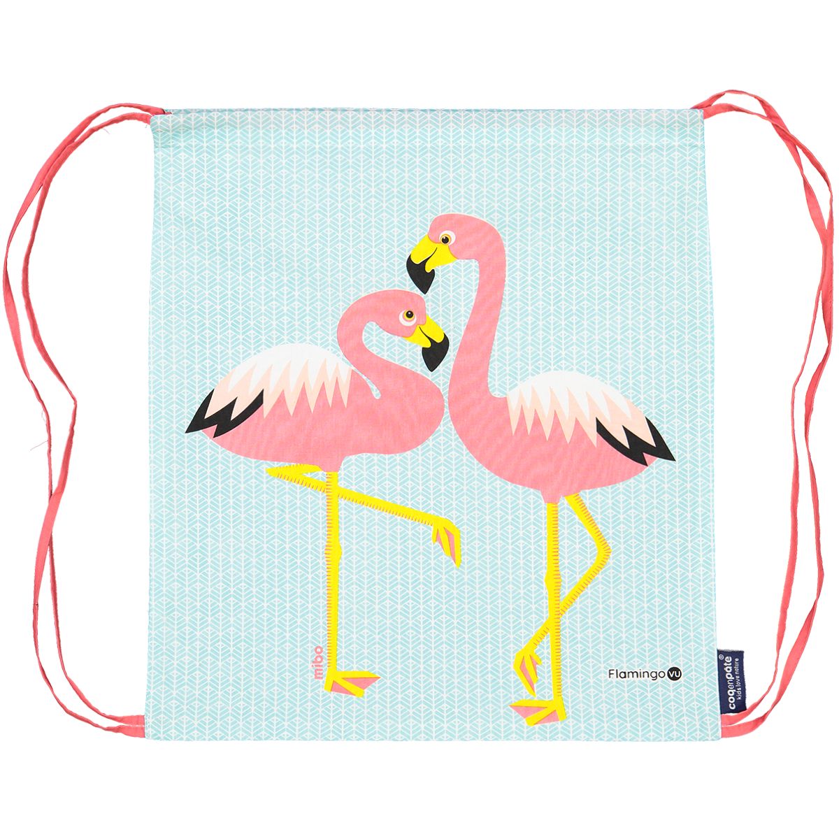 Coq en Pâte Flamingo Organic Cotton Kids’ Drawstring Bag