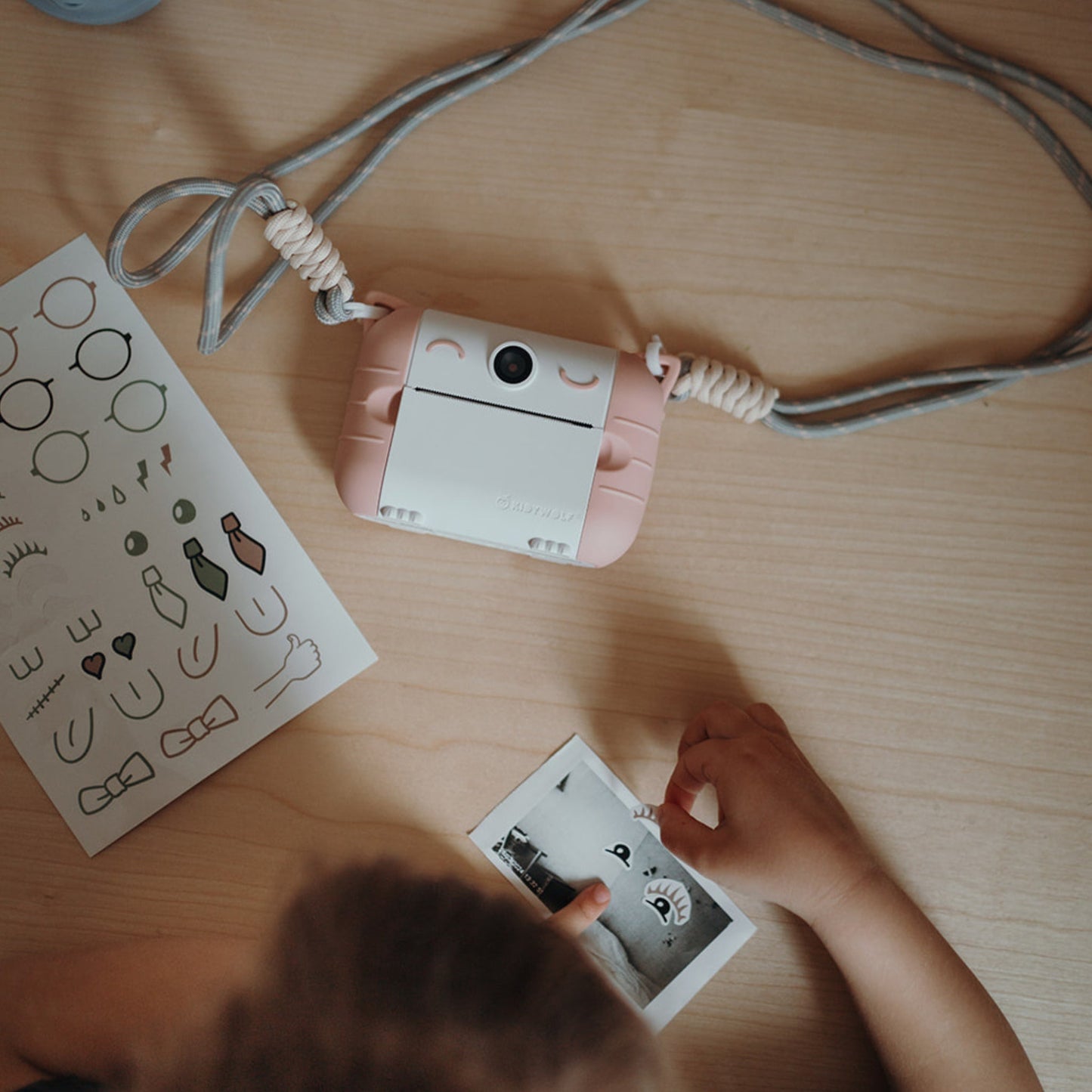 KIDYPRINT Instant Thermal Printing Camera- Pink