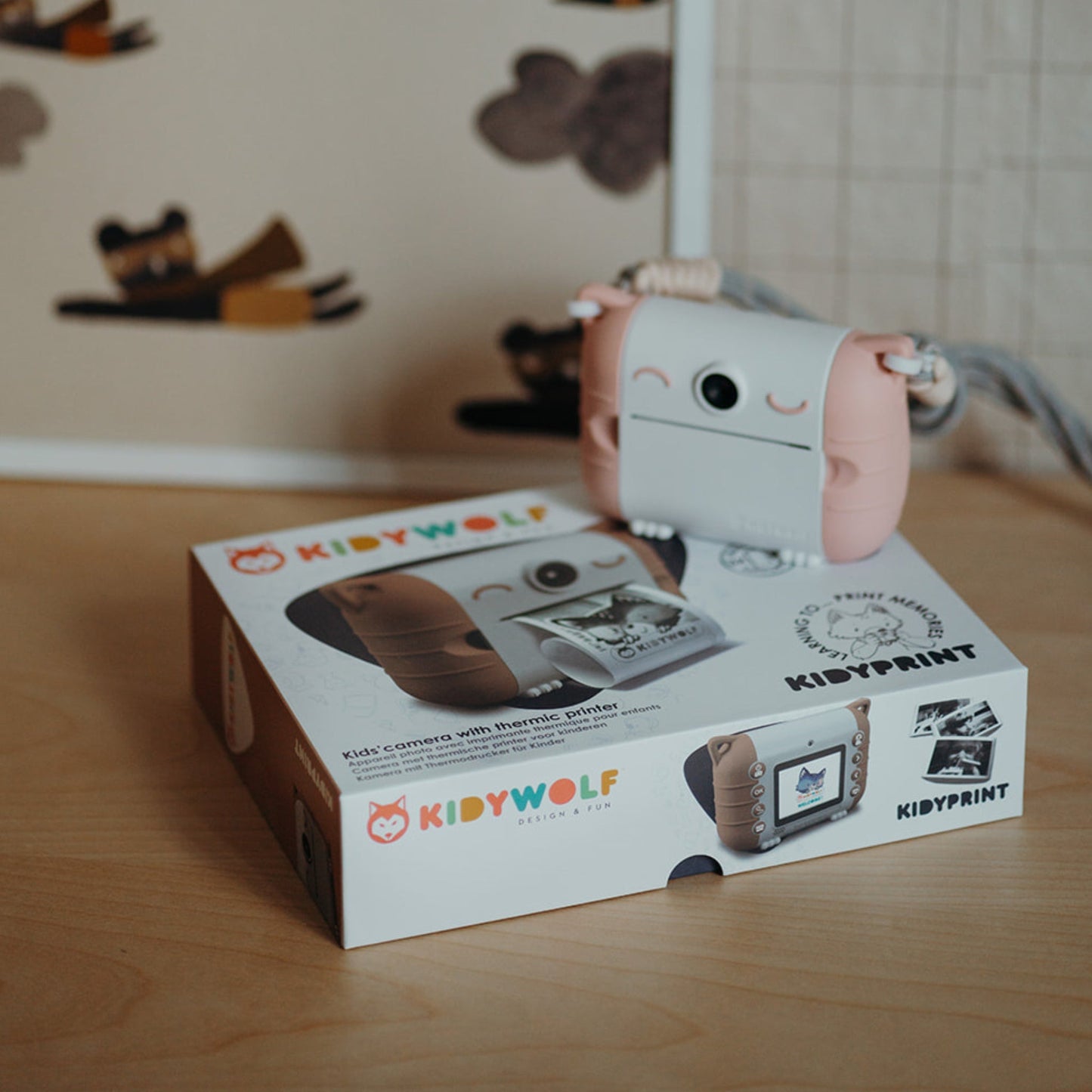 KIDYPRINT Instant Thermal Printing Camera- Pink