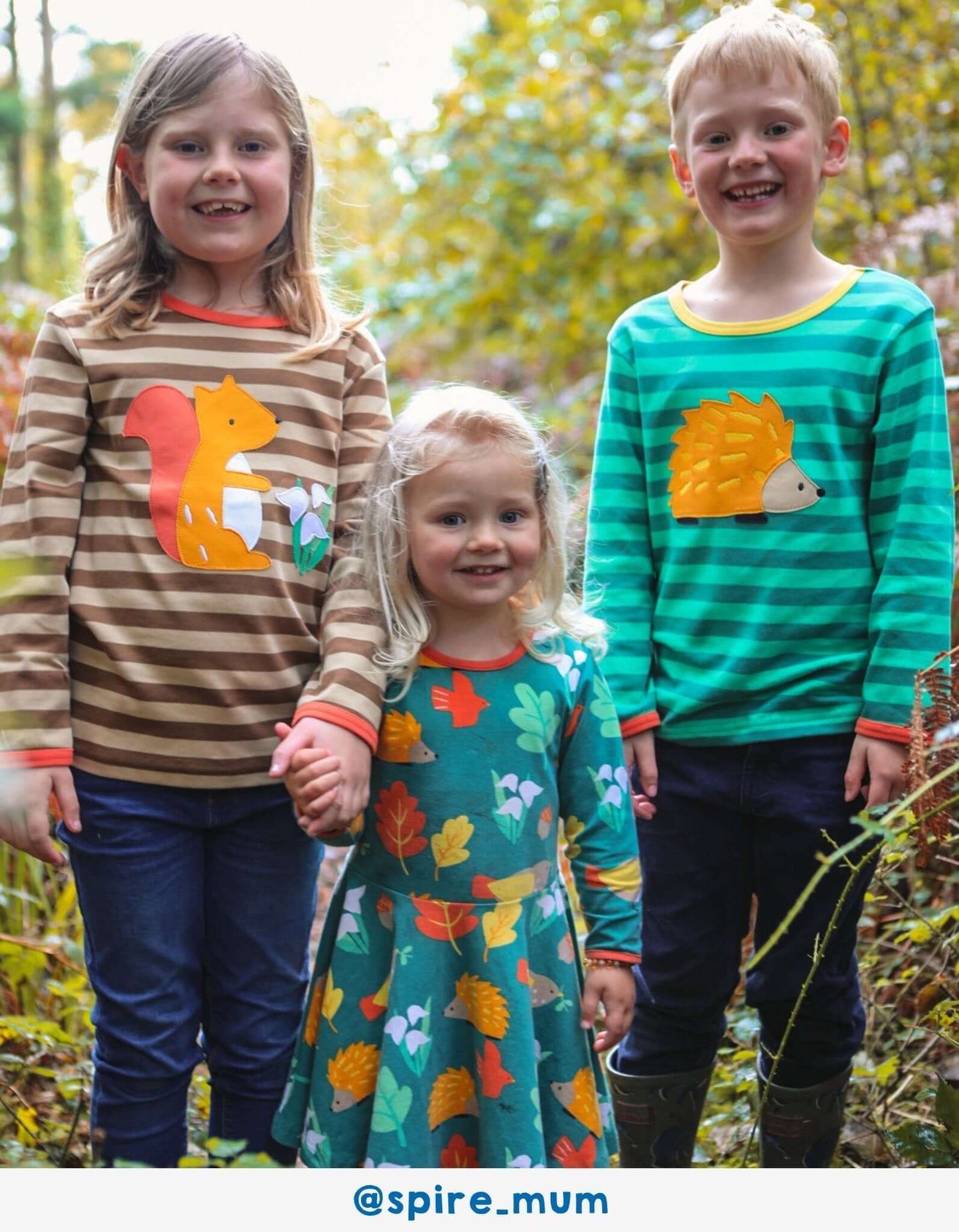 Toby Tiger Organic Autumn Print Skater Dress