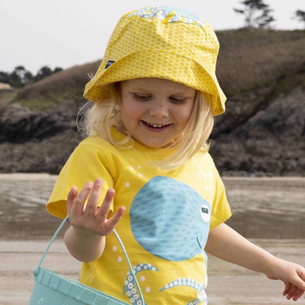 Coq en Pâte Octopus Organic Cotton Kids’ Bucket Hat
