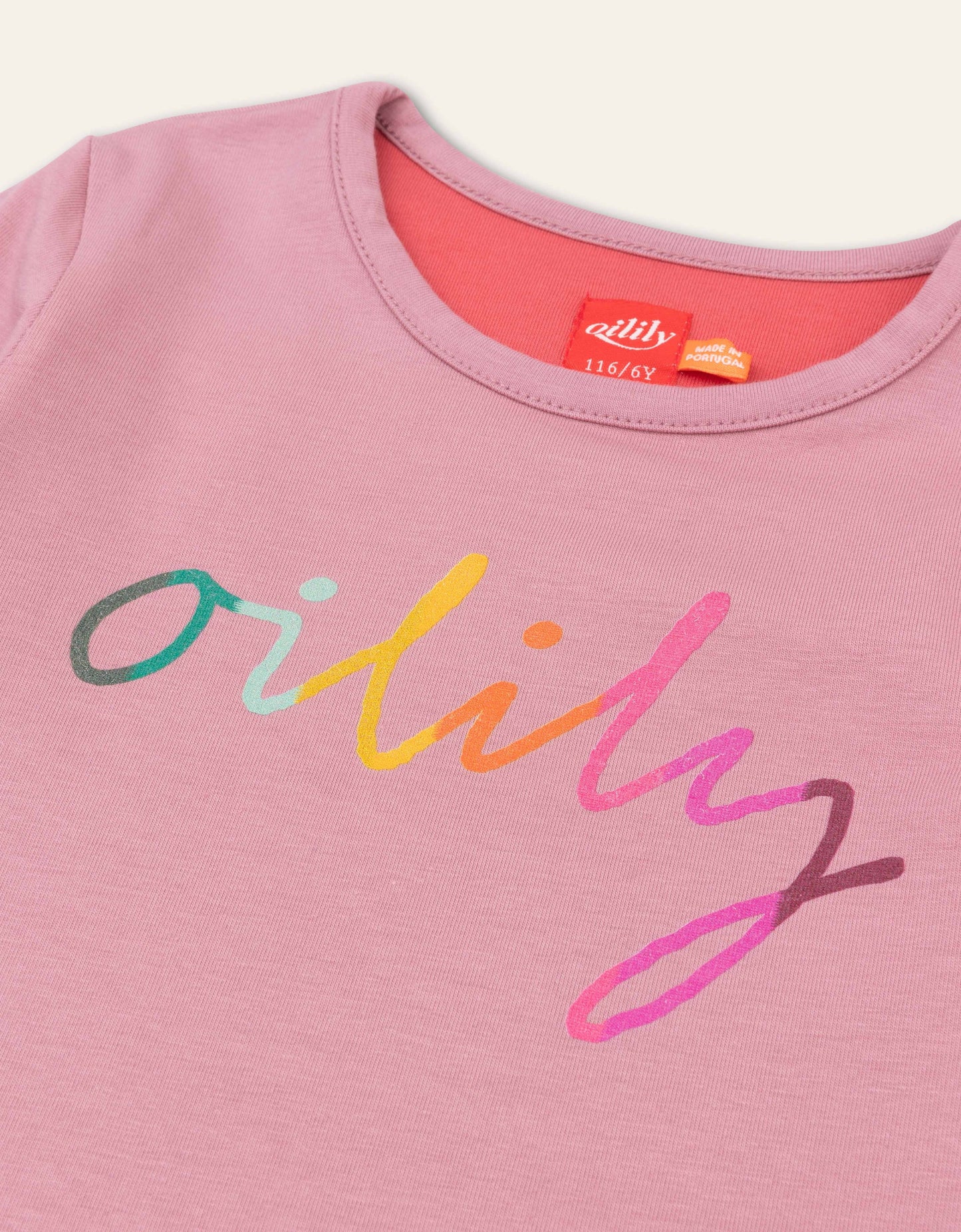 Colourful Oilily girls top detail